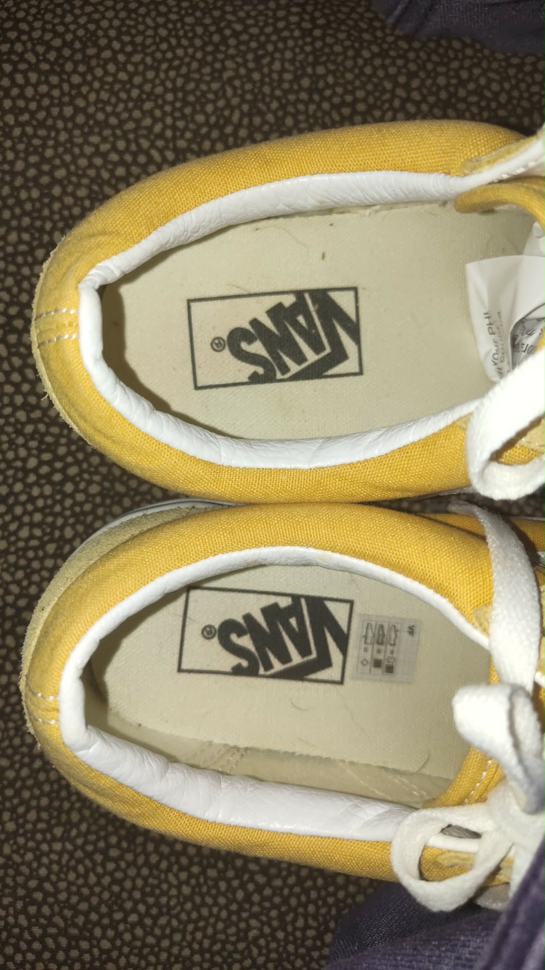 Men's Yellow Vans
